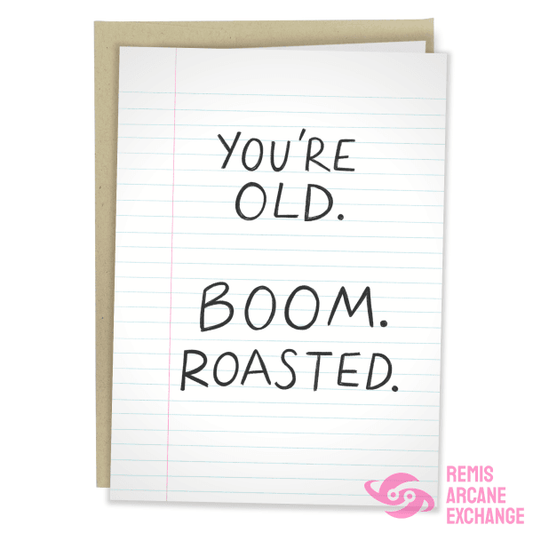 Youre Old. Boom. Roasted.