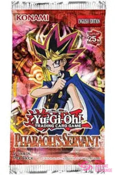Yu-Gi-Oh! Tcg: Pharaohs Servant Booster Pack 25Th Anniversary Edition Collectible Card Games