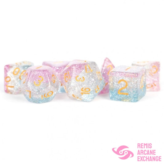 7-Set Unity Clear Sparkle Dice