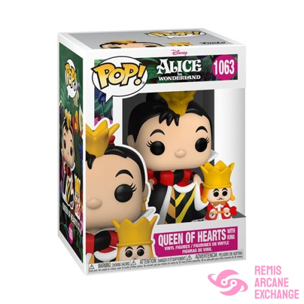 Alice In Wonderland 70Th Anniversary Queen With King Pop! Vinyl Figure And Buddy