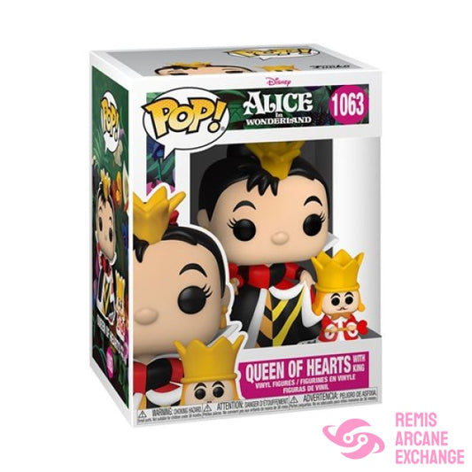 Alice In Wonderland 70Th Anniversary Queen With King Pop! Vinyl Figure And Buddy