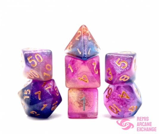 Andromedas Nebula 7 Dice Set