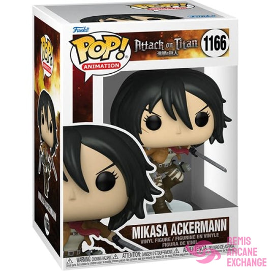 Attack On Titan Mikasa Ackermann With Swords Pop! Vinyl Figure