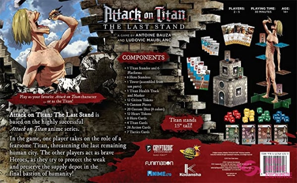 Attack On Titan: The Last Stand Board Games