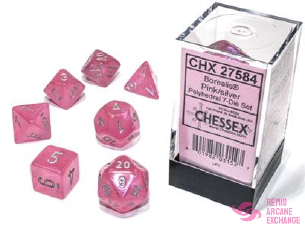 Borealis: Poly Pink/Silver Luminary Effect Die Set (7) Accessories