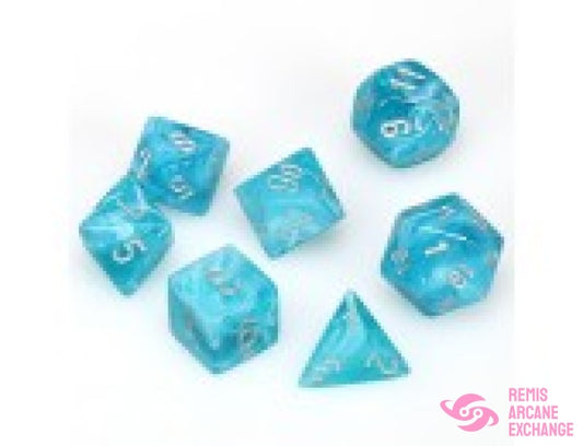 Cirrus: Poly Aqua / Silver Die Set (7) Accessories