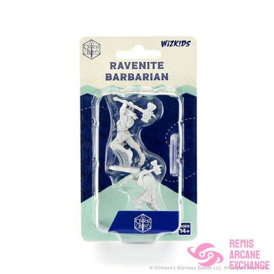 Critical Role Unpainted Miniatures: Ravenite Half-Dragon Barbarian Playing Games