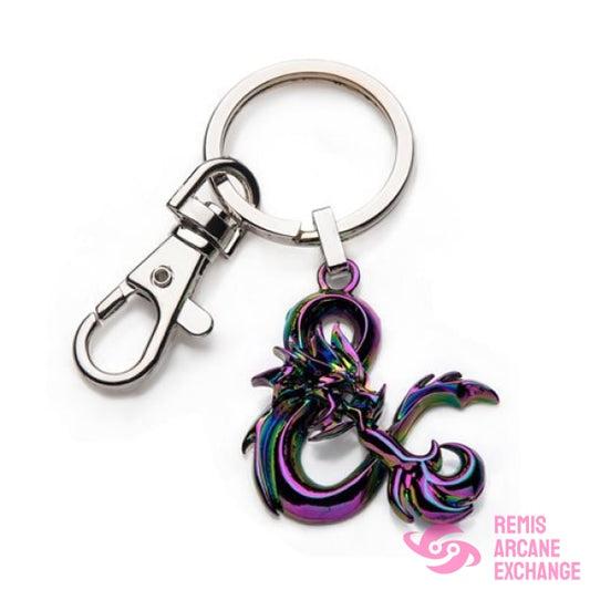 D&D Ampersand Iridescent Key Chain