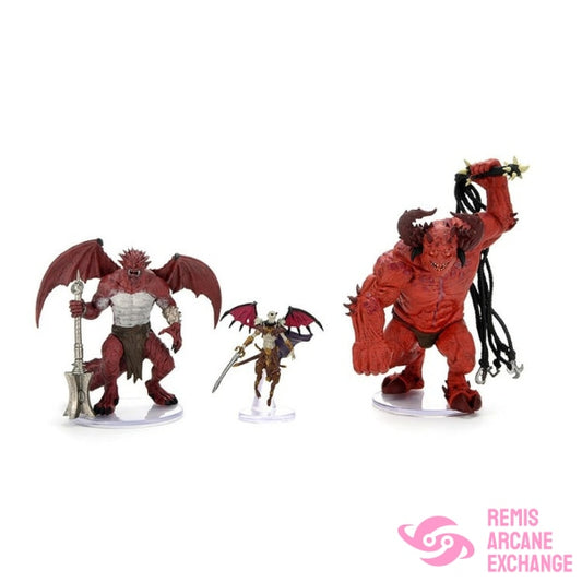 D&D: Icons Of The Realms Archdevils - Hutijin Moloch Titivilus Role Playing Games