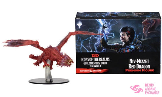 D&D: Icons Of The Realms Niv-Mizzet Red Dragon Role Playing Games