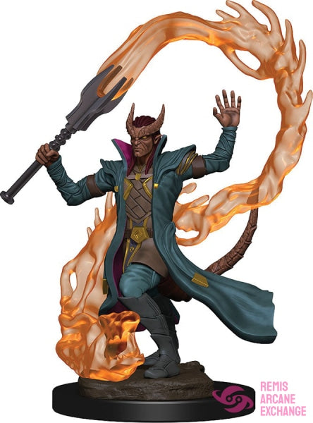 D&D: Icons Of The Realms Premium Figures W01 Tiefling Male Sorcerer Role Playing Games