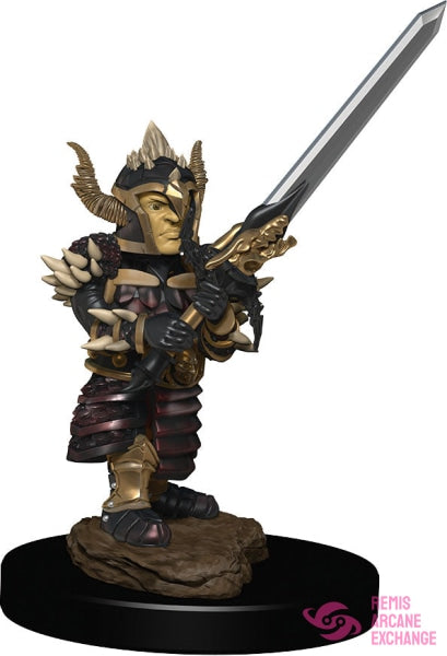 D&D: Icons Of The Realms Premium Figures W06 Halfling Fighter Male Role Playing Games