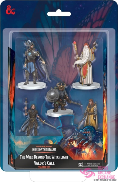 D&D: Icons Of The Realms Set 20 The Wild Beyond Witchlight Valor`s Call Starter Role Playing Games