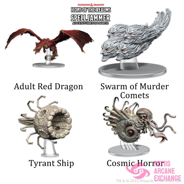 D&D: Icons Of The Realms Ship Scale Threats From Cosmos Role Playing Games