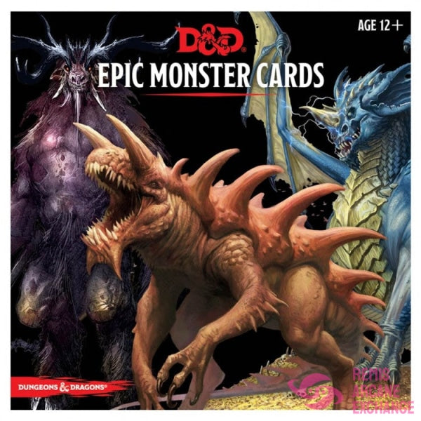D&D Monster Cards: Epic Monsters Role Playing Games