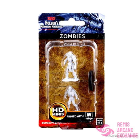 D&D Nolzurs Mavelous Unpainted Miniatures: W01 Zombies Role Playing Games