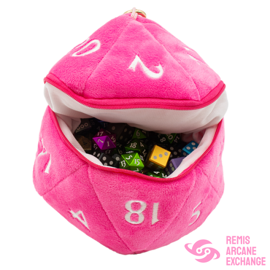 D&D: Pink D20 Dice Bag Accessories
