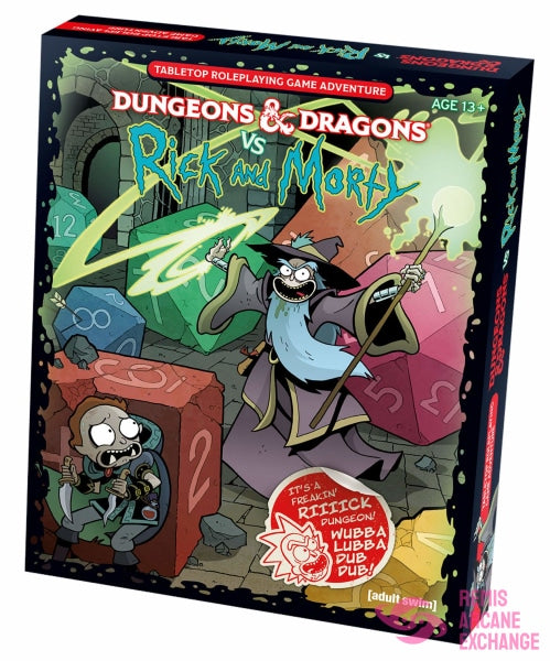 D&D Rpg: Dungeons & Dragons Vs. Rick And Morty - Tabletop Rpg Role Playing Games
