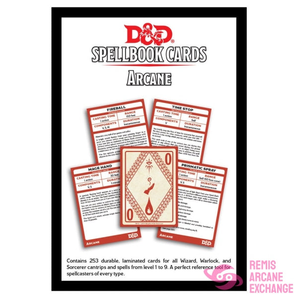 D&D Spellbook Cards: Arcane Deck Role Playing Games