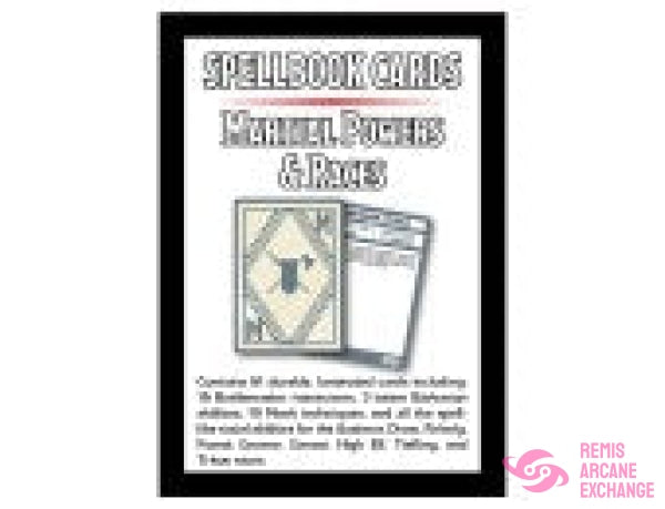D&D Spellbook Cards: Martial & Race Deck Role Playing Games
