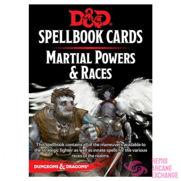 D&D Spellbook Cards: Martial & Race Deck Role Playing Games