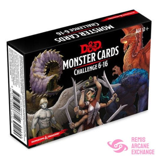 D&D Spellbook Cards: Monsters 6-16 Role Playing Games