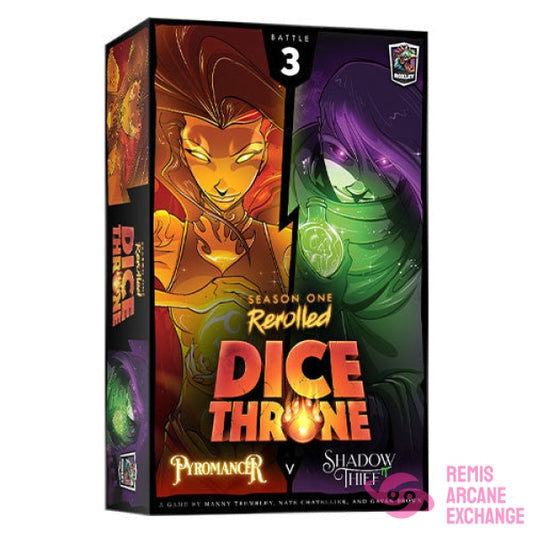 Dice Throne: Season 1 Rerolled - Box 3 Pyromancer Vs. Shadow Thief