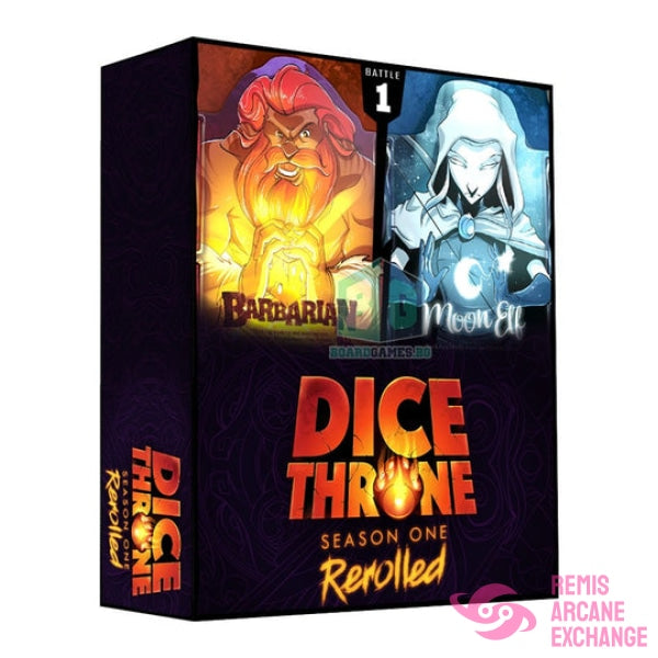 Dice Throne: Season 1 Rerolled - Box Barbarian Vs. Moon Elf