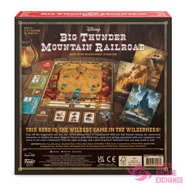 Disney Big Thunder Mountain Railroad Game