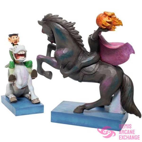 Disney Traditions Headless Horseman And Ichabod Statue By Jim Shore
