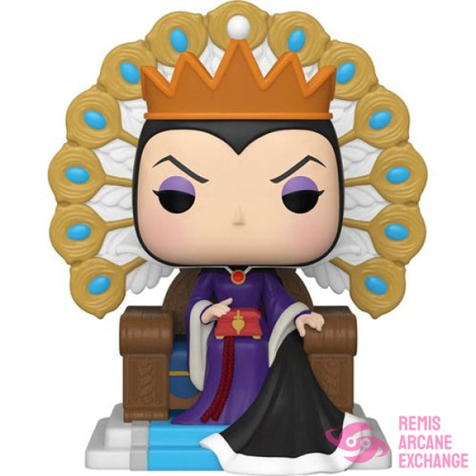 Disney Villains Evil Queen On Throne Deluxe Pop! Vinyl Figure