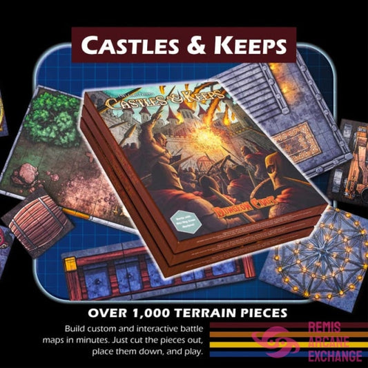 Dungeon Craft - Castles & Keeps Book 2D Terrain