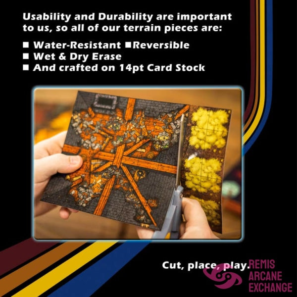 Dungeon Craft - Cursed Lands Book 2D Terrain