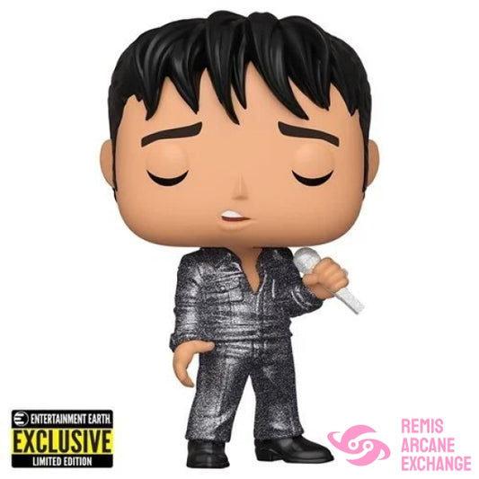 Elvis Presley 1968 Comeback Special Diamond Glitter Pop! Vinyl Figure