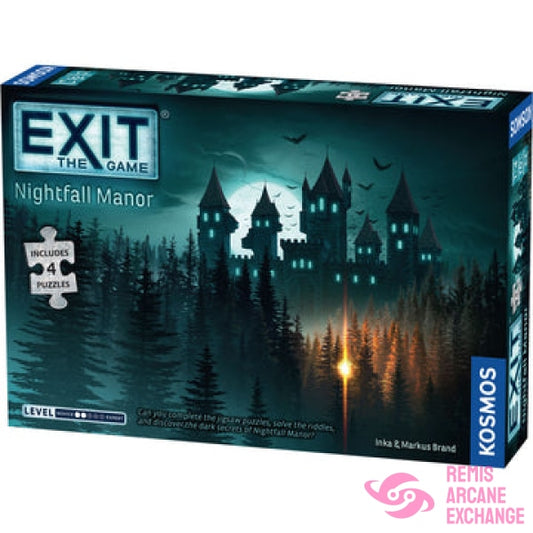 Exit: Nightfall Manor (W/Puzzle) Board Games