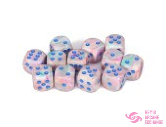 Festive: 16Mm D6 Pop Art / Blue Dice Block (12 Dice) Accessories