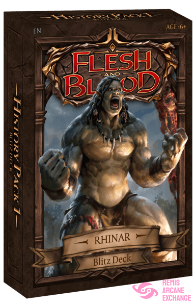 Flesh And Blood: Hp1 Rhinar Blitz Deck