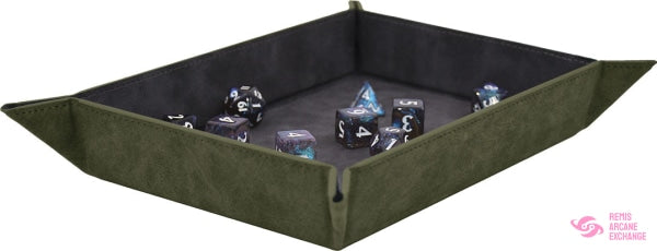 Foldable Dice Rolling Tray - Emerald Accessories