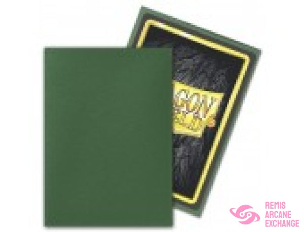 Forest Green Matte Sleeves (100)
