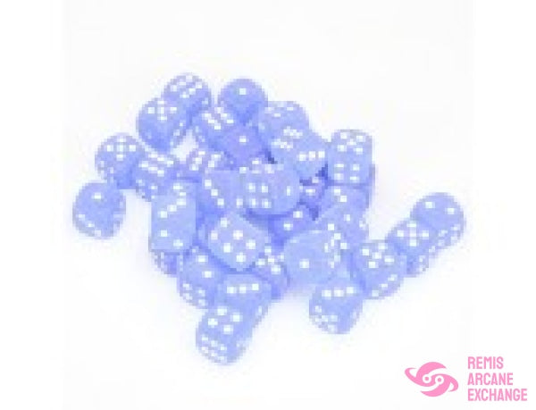 Frosted: 12Mm D6 Blue / White Dice Block (36 Dice) Accessories
