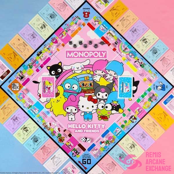 Hello Kitty Monopoly Board Games