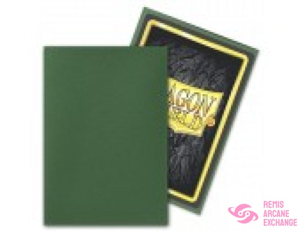 Japanese Forest Green Matte Sleeves (60)