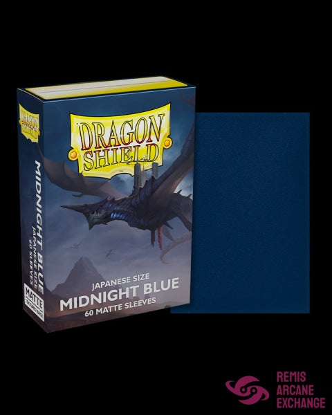 Japanese Midnight Blue Matte Sleeves (60)
