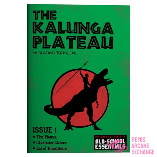 Kalunga Plateau Issue 1 Role Playing Games