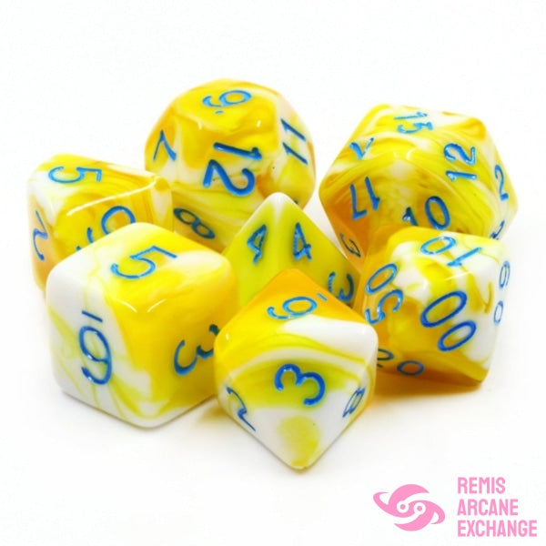 Lemon Cream 7 Dice Set