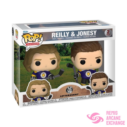 Letterkenny Reilly & Jonesy In Jerseys Vinyl Figure Pop! 2Pk