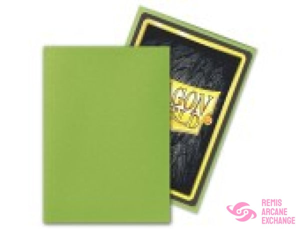 Lime Matte Sleeves (100)