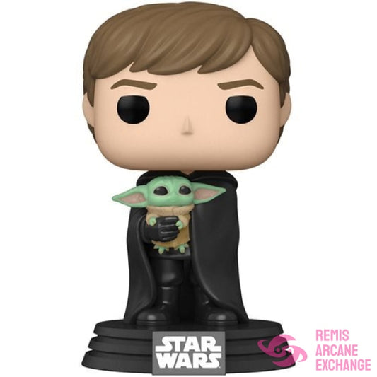 Luke With Child Pop! Vinyl Figure