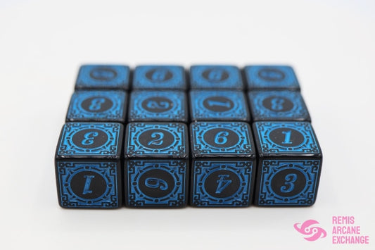 Magic Burst D6 Set - Blue