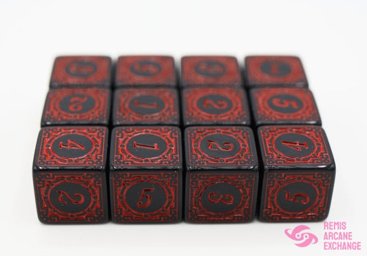 Magic Burst D6 Set - Red